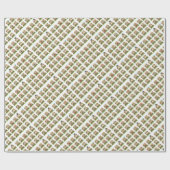 groundhog絵文字 ラッピングペーパー (フラット)