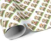 groundhog絵文字 ラッピングペーパー (ロールコーナー)