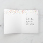 Groundhog Birthday With Cupcake カード (内部)