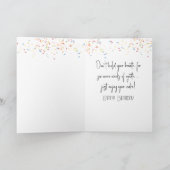 Groundhog Birthday With Cupcake カード (内部)