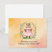 Groundhog Dayはがき – おもしろいとあいさつ予測できなき (正面/裏面)