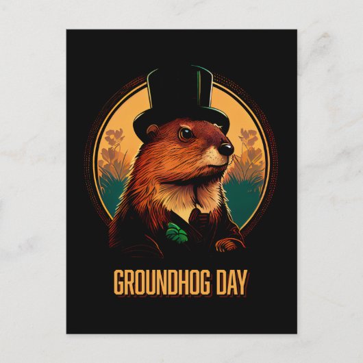 Groundhog Dayはがき ポストカード (正面)
