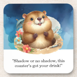 Groundhog Dayをテーマにした紙プレート コースター