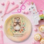 Groundhog Dayをテーマにした紙プレート ペーパープレート (パーティー)