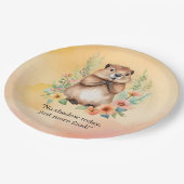 Groundhog Dayをテーマにした紙プレート ペーパープレート (アングル)