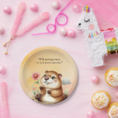 Groundhog Dayをテーマにした紙プレート ペーパープレート (パーティー)