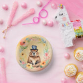 Groundhog Dayをテーマにした紙プレート ペーパーボウル (パーティー)