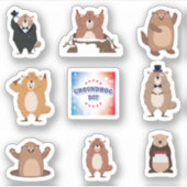 Groundhog Dayスタンプ シール (正面)