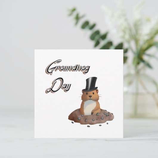 groundhog dayフラットカード (スタンド正面)