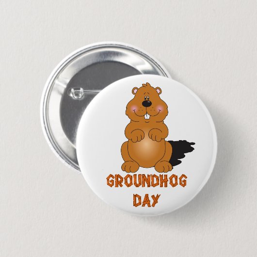 GROUNDHOG DAYボタン 缶バッジ (正面&裏面)