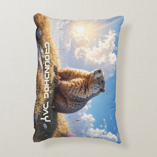 GROUNDHOG DAY アクセントクッション (裏面(縦))