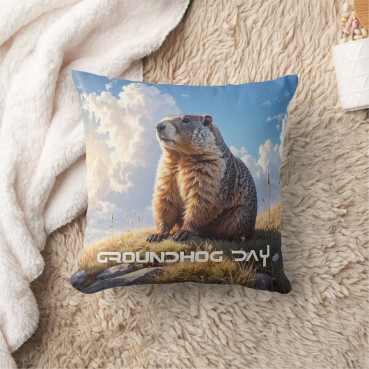 GROUNDHOG DAY クッション (ブランケット)