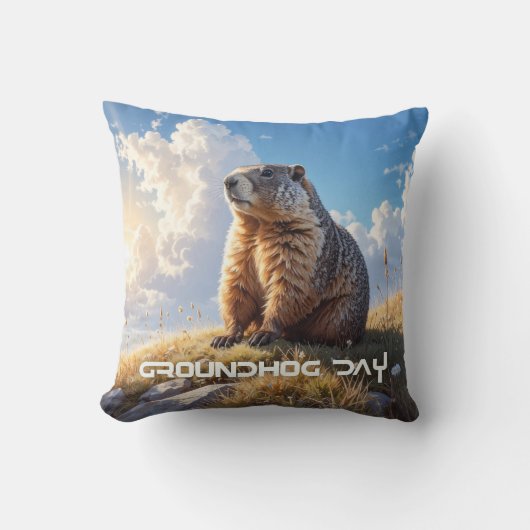 GROUNDHOG DAY クッション (正面)