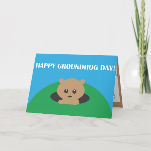 Groundhog Day – 単語検索 カード (正面)