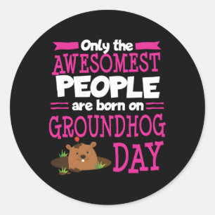 Groundhog Day 2020友最高の人息子 ラウンドシール