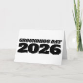 Groundhog Day 2026 カード (正面)