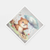 Groundhog day 22 February  スタンダードランチョンナプキン (角)