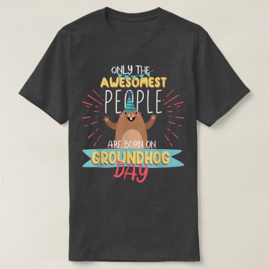 Groundhog Day Birthday 2021 Groundhog Lovers Gifts Tシャツ (デザイン正面)