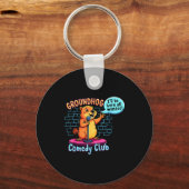 Groundhog Day Comedy Stand-up Weather Sarcasm Wome キーホルダー (正面)