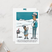 Groundhog Day Flat Greeting Card カード (正面/裏面インサイチュ)