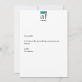 Groundhog Day Flat Greeting Card カード (裏面)