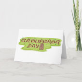 Groundhog Day Greetingカード カード