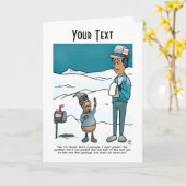 Groundhog Day Greeting Card カード (黄色い花)