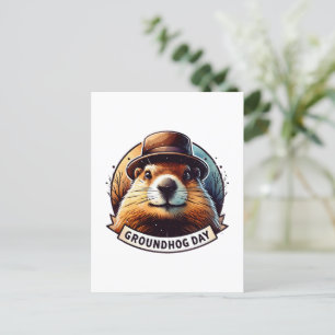 Groundhog Day、Groundhog、Postcrossing ポストカード