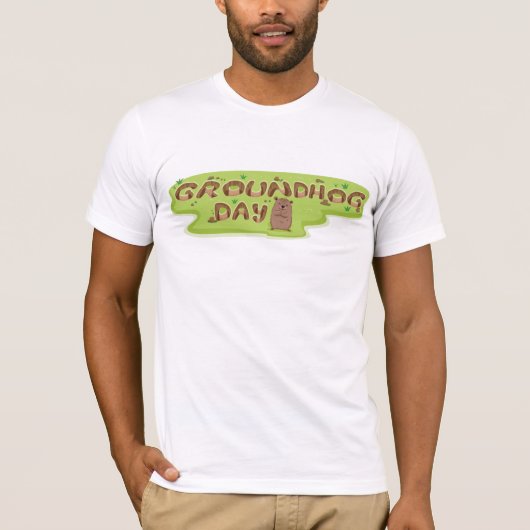 Groundhog Day Mens Tシャツ (正面)