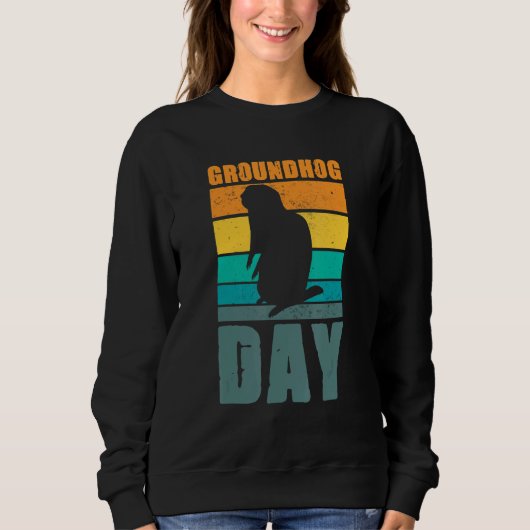 Groundhog Day Pet Owner スウェットシャツ (正面)