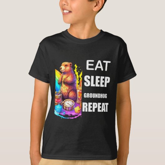 Groundhog Day Rainbow Pride Diversity Harmony Lgbt Tシャツ (正面)