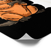 Groundhog Day Shadow Puppet Cute Rodent Costume Fu ポスター (角)