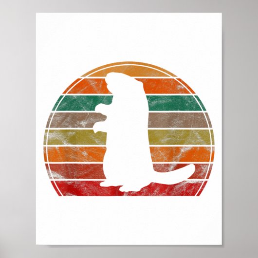 Groundhog Day Shadow Puppet Funny  ポスター (正面)