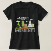 Groundhog Day Shirt おもしろい Groundhog Day Winterまたは Tシャツ (デザイン正面)