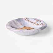 Groundhog Day-themed paper plates ペーパーボウル (傾斜あり)
