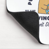 Groundhog Driving School Funny Men Women Retro Rod マウスパッド (コーナー)