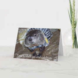 Groundhog Maudeのバースデー・カード カード