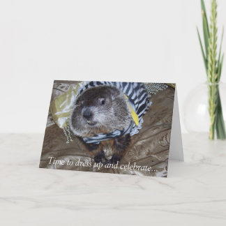 Groundhog Maudeのバースデー・カード カード