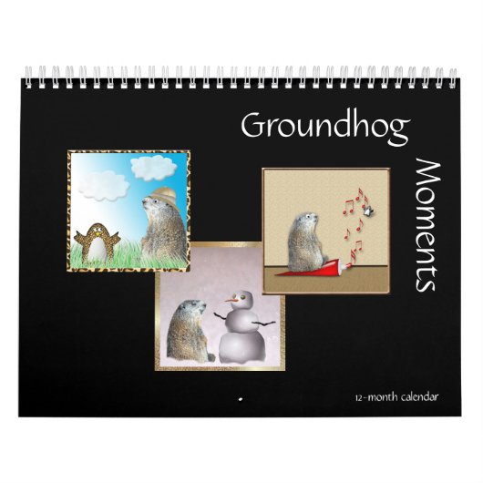 Groundhog Moments 12か月カレンダー カレンダー (カバー)