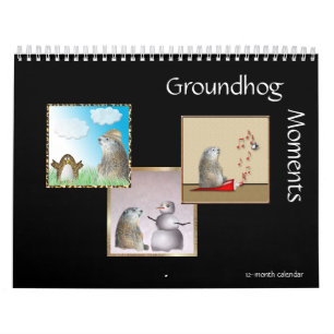 Groundhog Moments 12か月カレンダー カレンダー