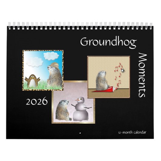 Groundhog Moments 2017 12ヶ月カレンダー カレンダー (カバー)