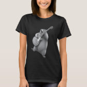 Groundhog Playing Guitar Rock Happy Groundhog Day  Tシャツ (正面)