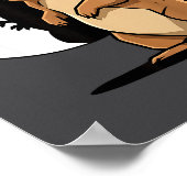 Groundhog Shadow Dinosaur Puppet Happy Groundhog D ポスター (角)