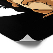 Groundhog Shadow Dinosaur Puppet Happy Groundhog D ポスター (角)