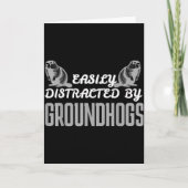 Groundhog Shirt Groundhog Lover Groundhogs _24  カード (正面)