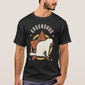 Groundhog Vintage Retro Classic Animal Tシャツ (正面)