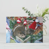 GroundhogsクララおよびMaudeの休日の挨拶 シーズンカード (スタンド正面)