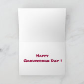 Groundhogs Dayカード カード (内部)