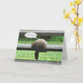 Groundhogs Rule Retirement Card カード (黄色い花)