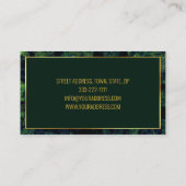 Groundworks造園アーキテクト緑と青 名刺 (裏面)